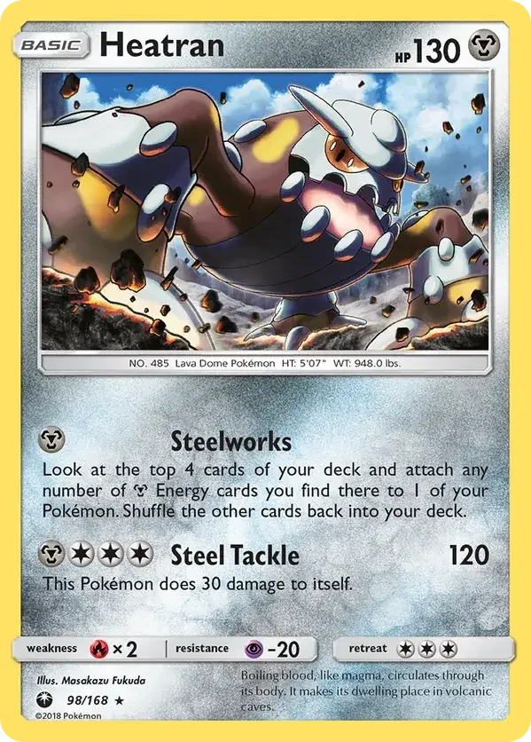 Pokémon card 98 from Celestial Storm set