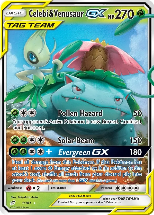 Card 1 Pokémon card from Team Up set