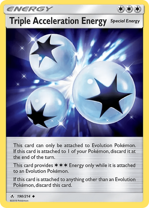 190/214 from Unbroken Bonds Uncommon Energy Card
