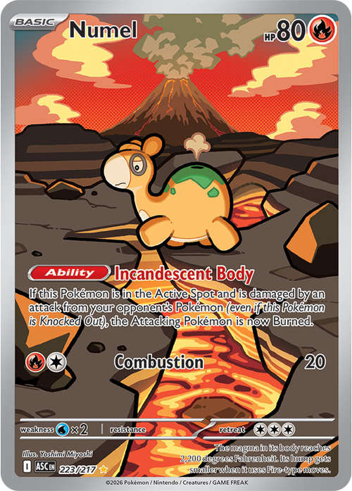 Pokemon Card 223 Pokémon card from Ascended Heroes