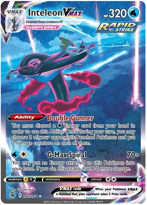 Fusion Strike Inteleon VMAX Alt Art