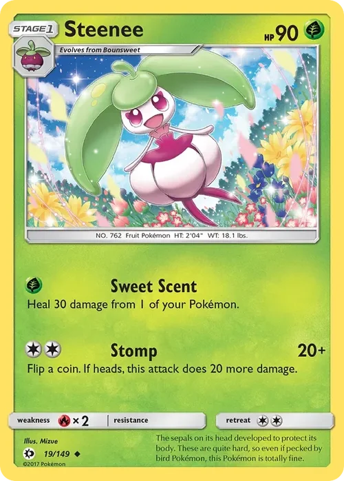 19/149 from Sun & Moon Base Uncommon Pokemon Card