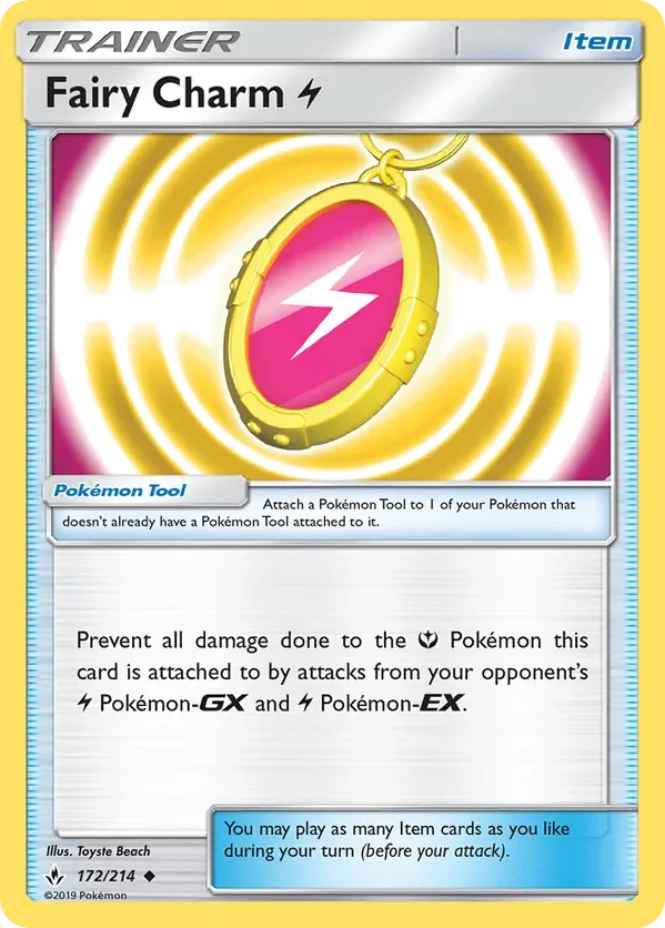 Card 172 Pokémon card from Unbroken Bonds set