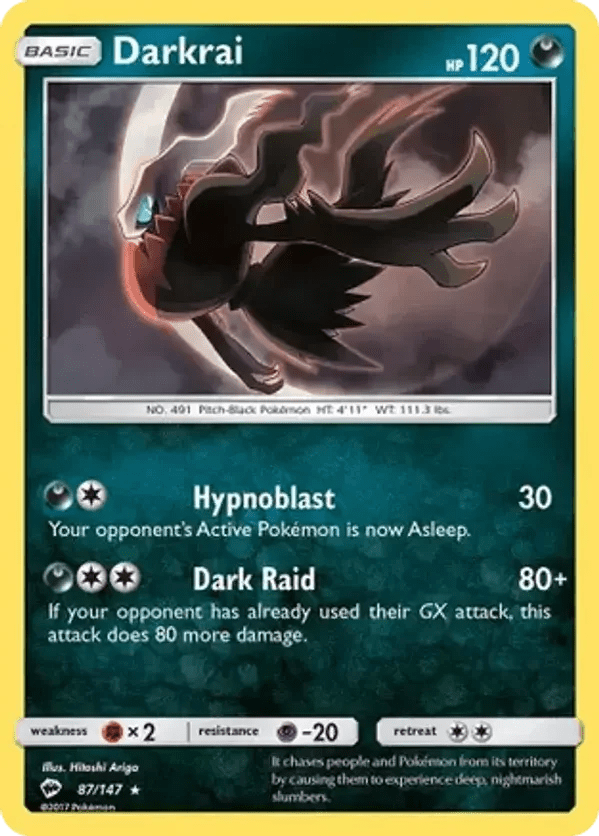 087/147 from Burning Shadows Holo Rare Pokemon Card