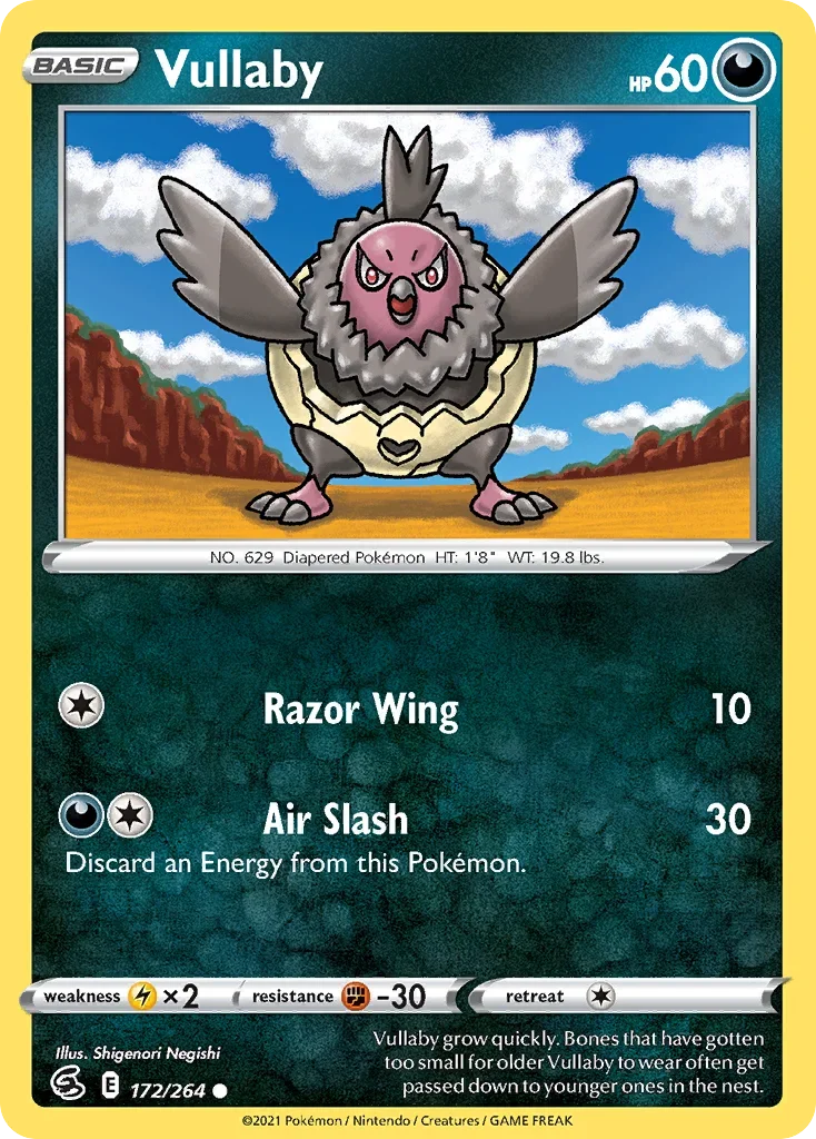 Vollaby 172 Pokemon card from Fusion Strike set