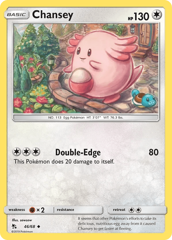 Card 46 Pokémon card from Hidden Fates set