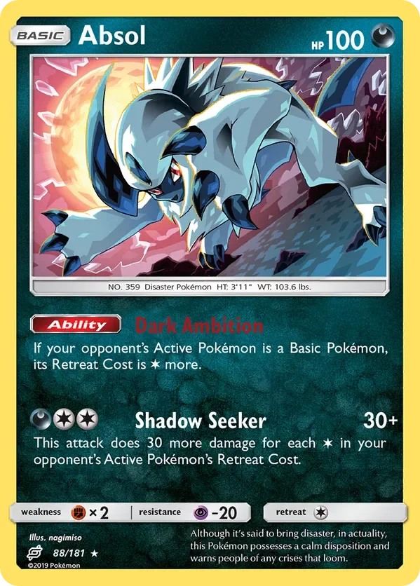 Card 88 Pokémon card from Team Up set