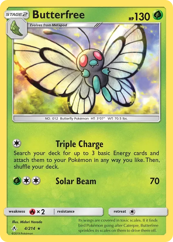 Card 4 Pokémon card from Unbroken Bonds set