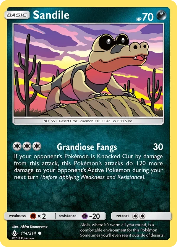 Card 114 Pokémon card from Unbroken Bonds set