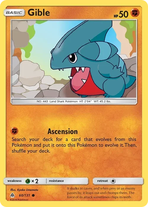 60/131 from Forbidden Light Common Pokemon Card