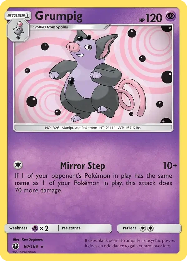 Pokémon card 60 from Celestial Storm set