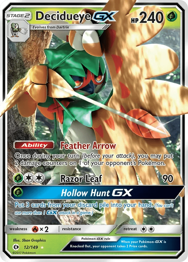 Card 12 Pokémon card from Sun & Moon set