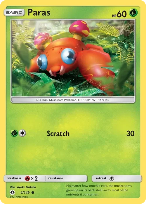 4/149 from Sun & Moon Base Common Pokemon Card