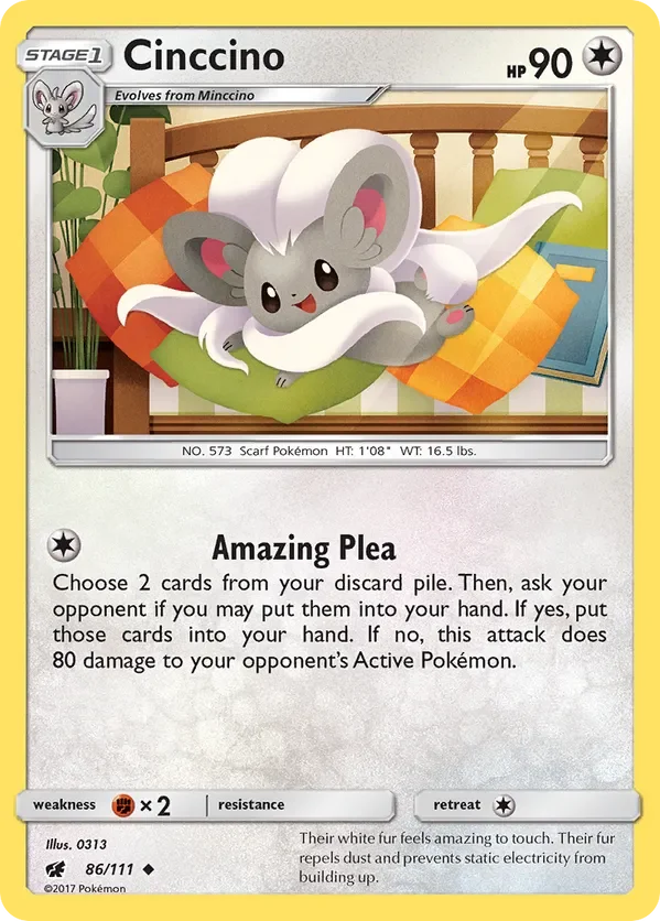 Card 86 Pokémon card from Crimson Invasion set