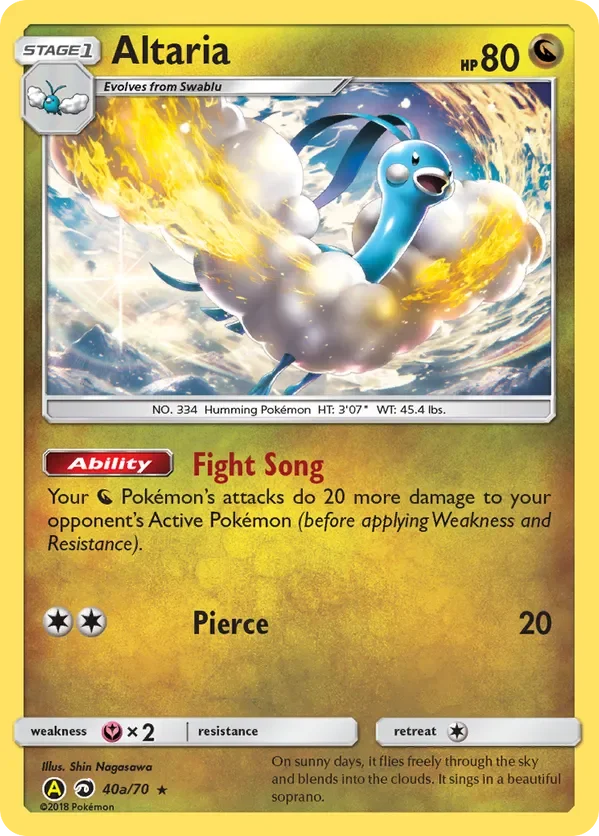 Card 40a Pokémon card from Dragon Majesty set