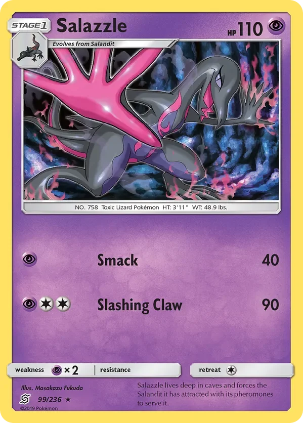 Card 99 Pokémon card from Unified Minds set