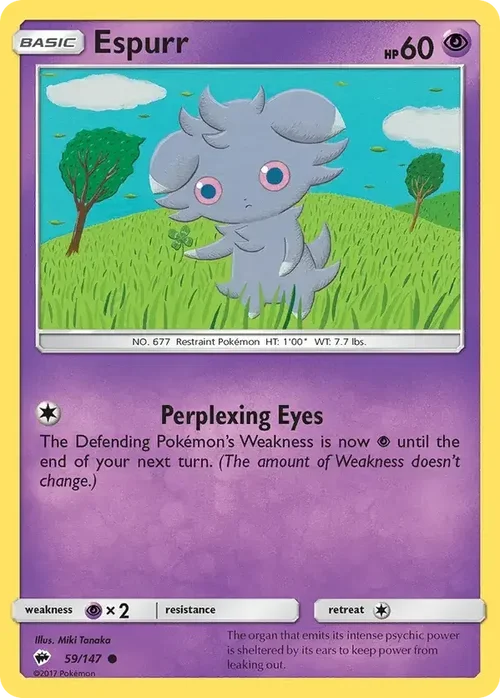 59/147 from Burning Shadows Common Pokemon Card