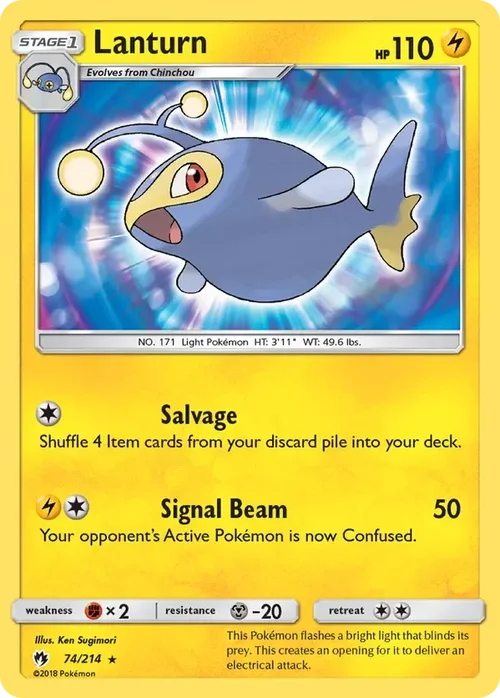 74/214 from Lost Thunder Rare Pokemon Card