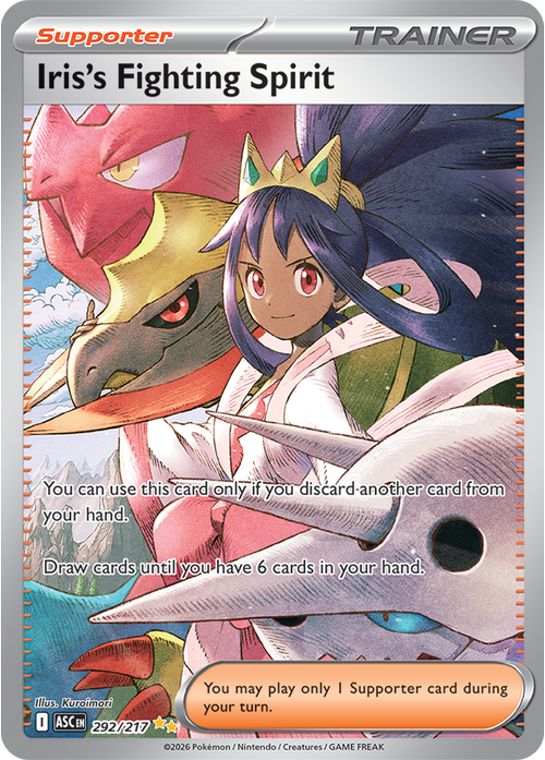 Pokemon Card 292 Pokémon card from Ascended Heroes