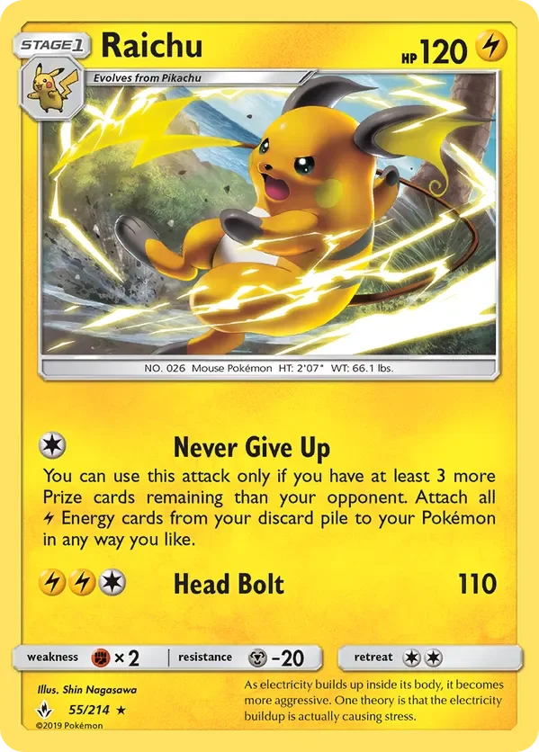 Card 55 Pokémon card from Unbroken Bonds set