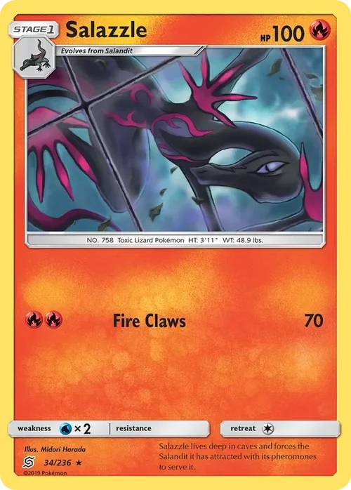 34/236 from Unified Minds Rare Pokemon Card