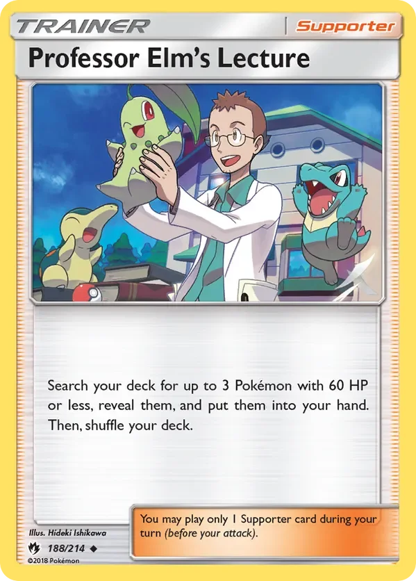 Card 188 Pokémon card from Lost Thunder set