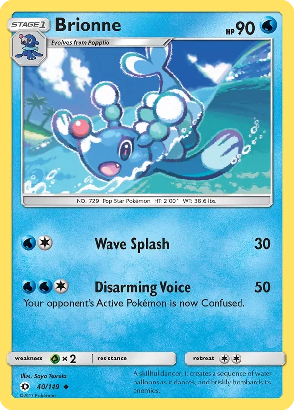 Card 40 Pokémon card from Sun & Moon set