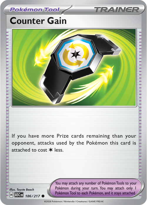 Pokemon Card 186 Pokémon card from Ascended Heroes