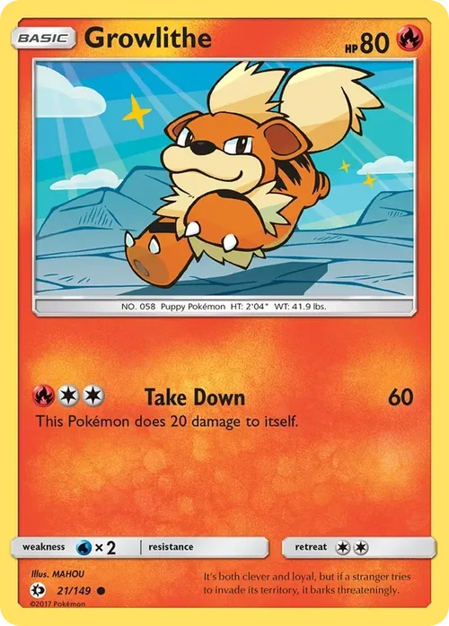 21/149 from Sun & Moon Base Common Pokemon Card