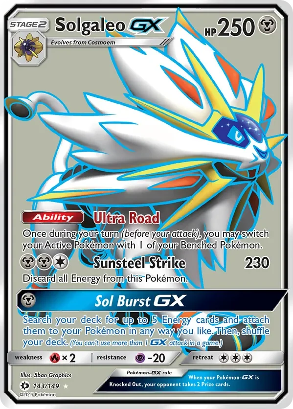 Card 143 Pokémon card from Sun & Moon set