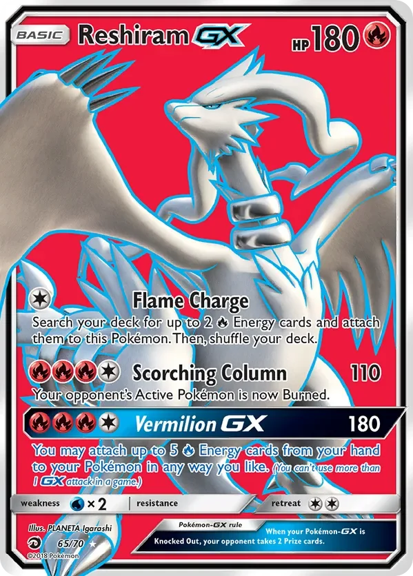 Card 65 Pokémon card from Dragon Majesty set
