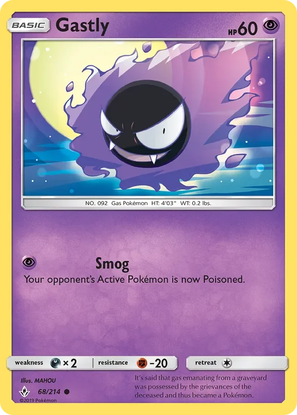 Card 68 Pokémon card from Unbroken Bonds set