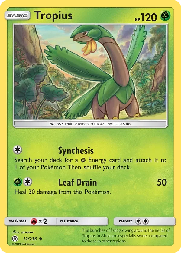 Card 12 Pokémon card from Cosmic Eclipse set