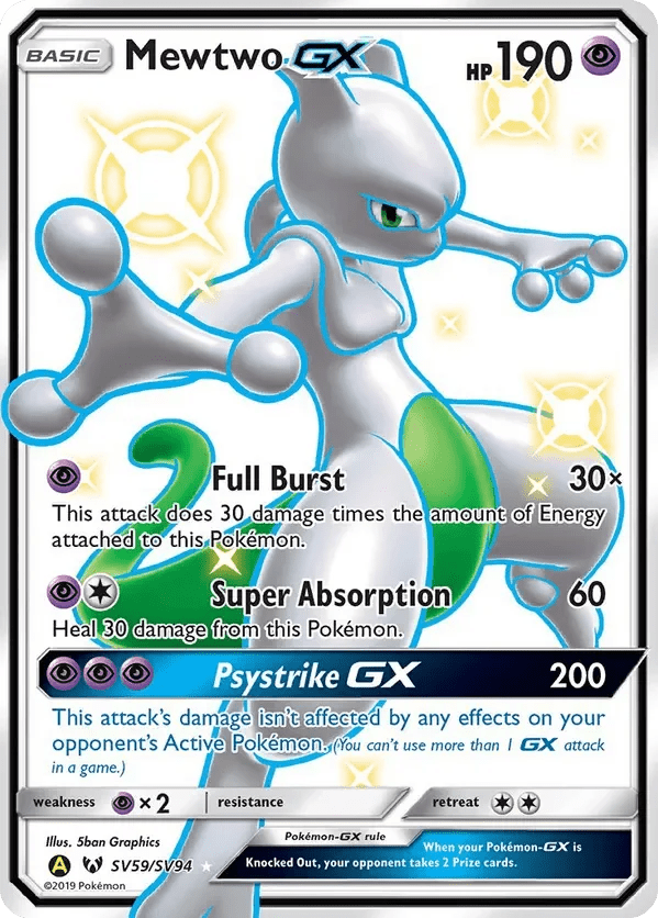 Card 59 Pokémon card from Hidden Fates set