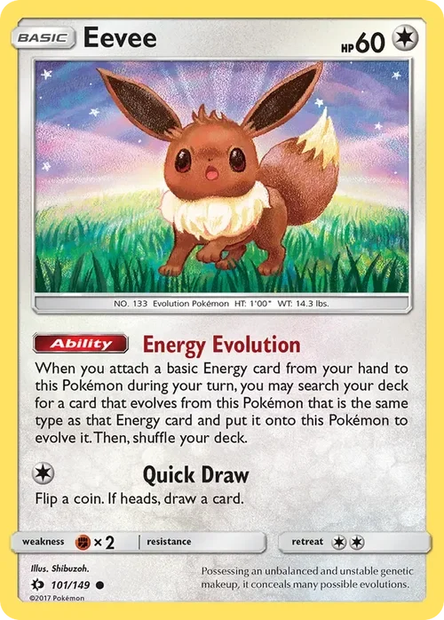 101/149 from Sun & Moon Base Common Pokemon Card
