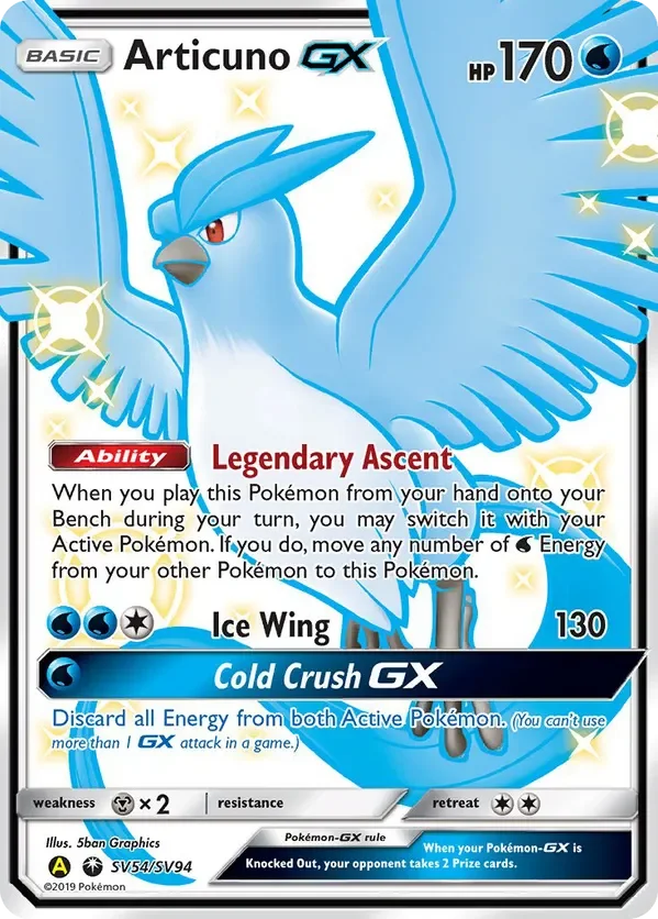 Card 54 Pokémon card from Hidden Fates set