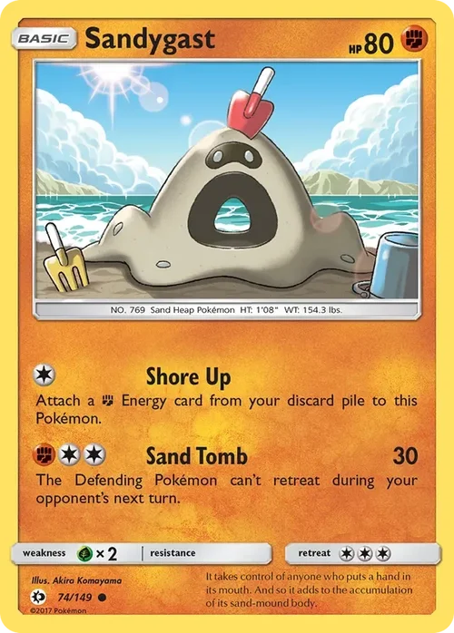 74/149 from Sun & Moon Base Common Pokemon Card