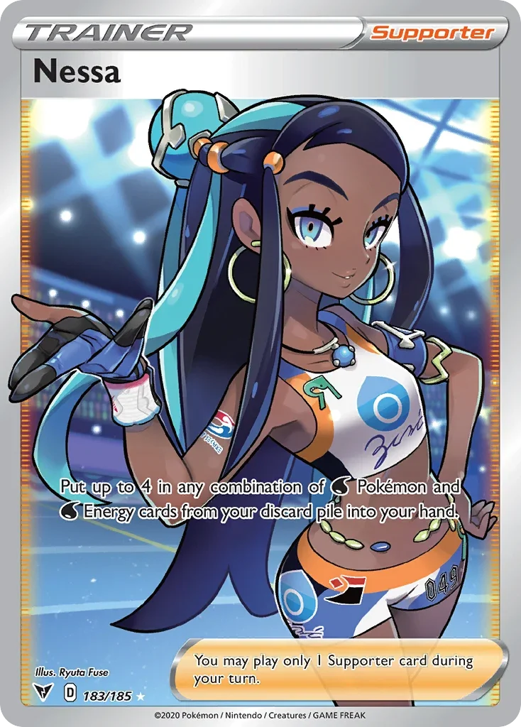 Vivid Voltage Full Art Trainer Nessa