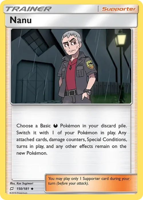 150/181 Nanu Uncommon Trainer Card