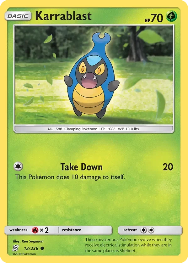 Card 12 Pokémon card from Unified Minds set
