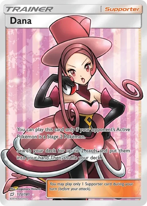 173/181 Dana Full Art Trainer Pokemon Card