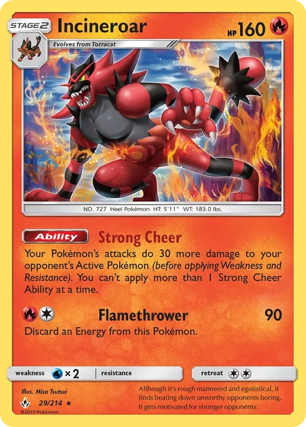 Card 29 Pokémon card from Unbroken Bonds set