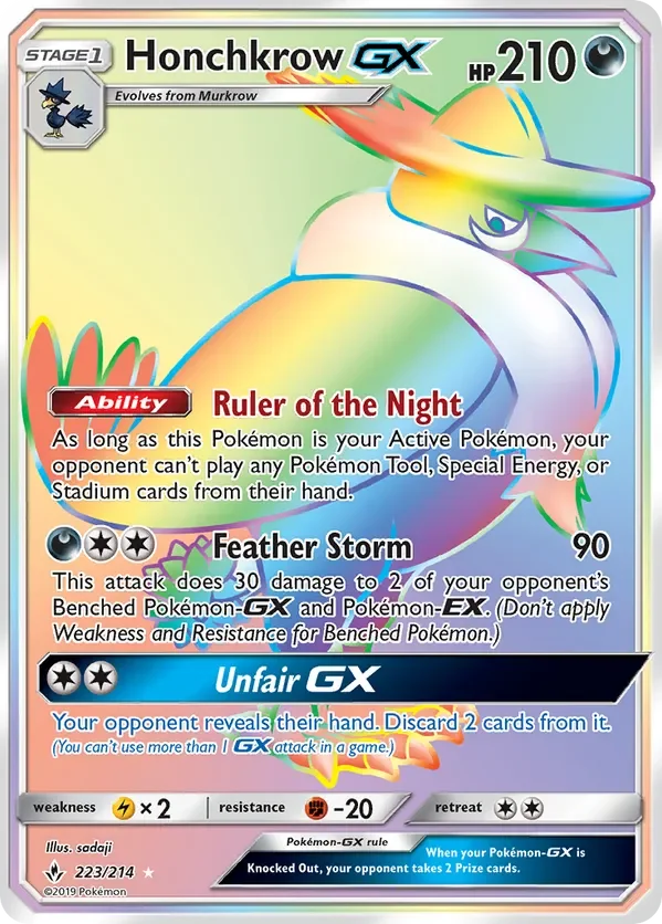 Card 223 Pokémon card from Unbroken Bonds set