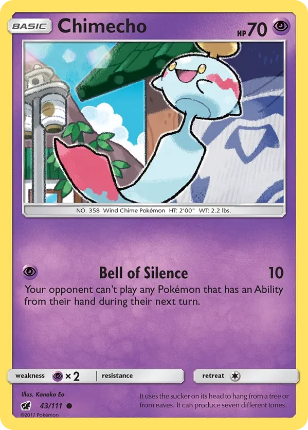 Card 43 Pokémon card from Crimson Invasion set
