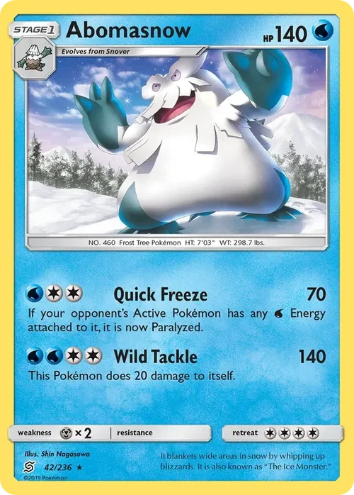 42/236 from Unified Minds Rare Pokemon Card