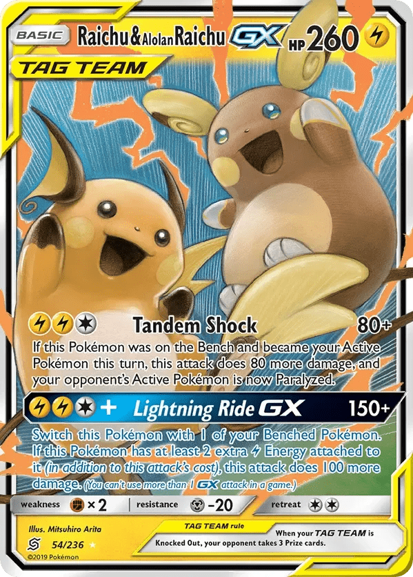 Card 54 Pokémon card from Unified Minds set