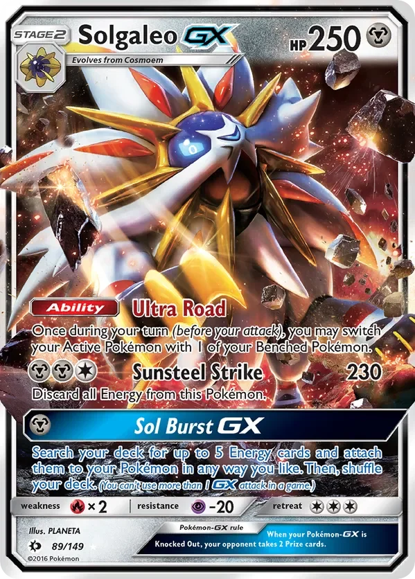 Card 89 Pokémon card from Sun & Moon set