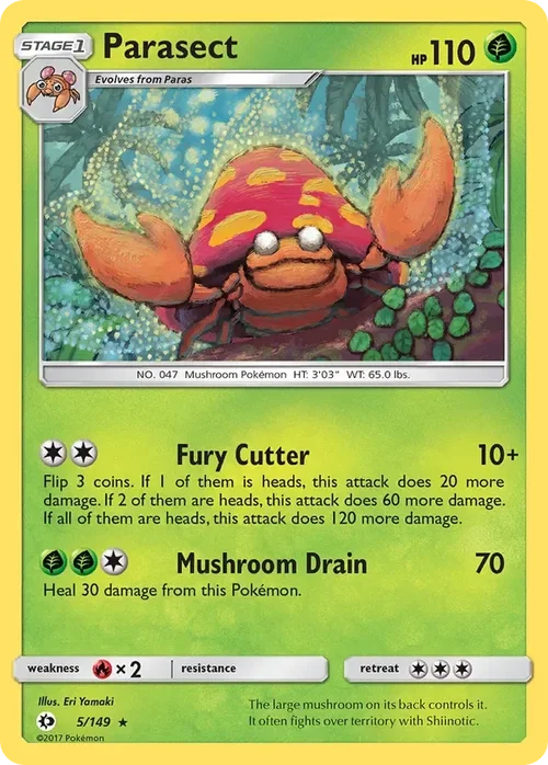5/149 from Sun & Moon Base Rare Pokemon Card