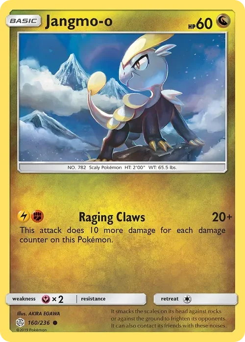 160/236 Jangmo-o Common Pokemon Card