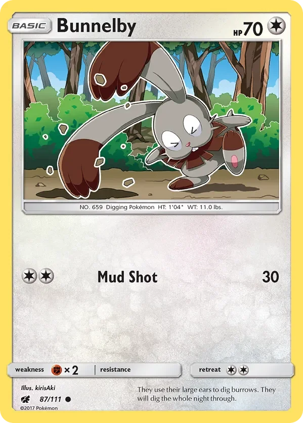 Card 87 Pokémon card from Crimson Invasion set